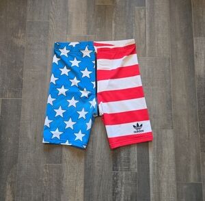 Adidas Originals Jeremy Scott American Flag Biker Shorts Spring 2012 Unisex